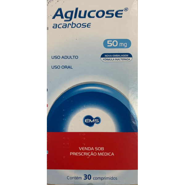 Aglucose acarbose 50mg 30 comprimidos